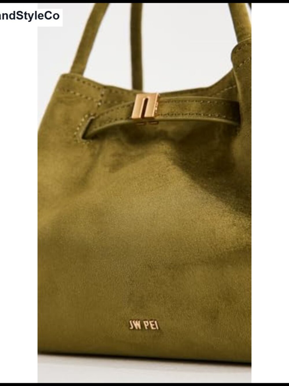 JW PEI Hana Mini Faux Suede Tote Bag - Picture 3 of 4